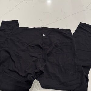 Lululemon High Rise Align Black Leggings 28” inseam size 12